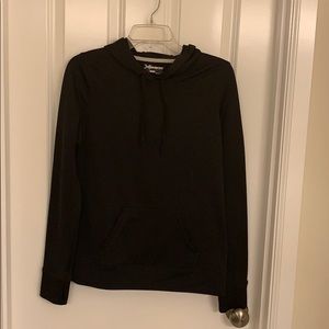 Plain, thin black hoodie